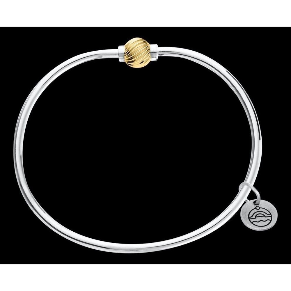 Lestage Cape Cod Bracelet with 14k gold wave ball - Size 7